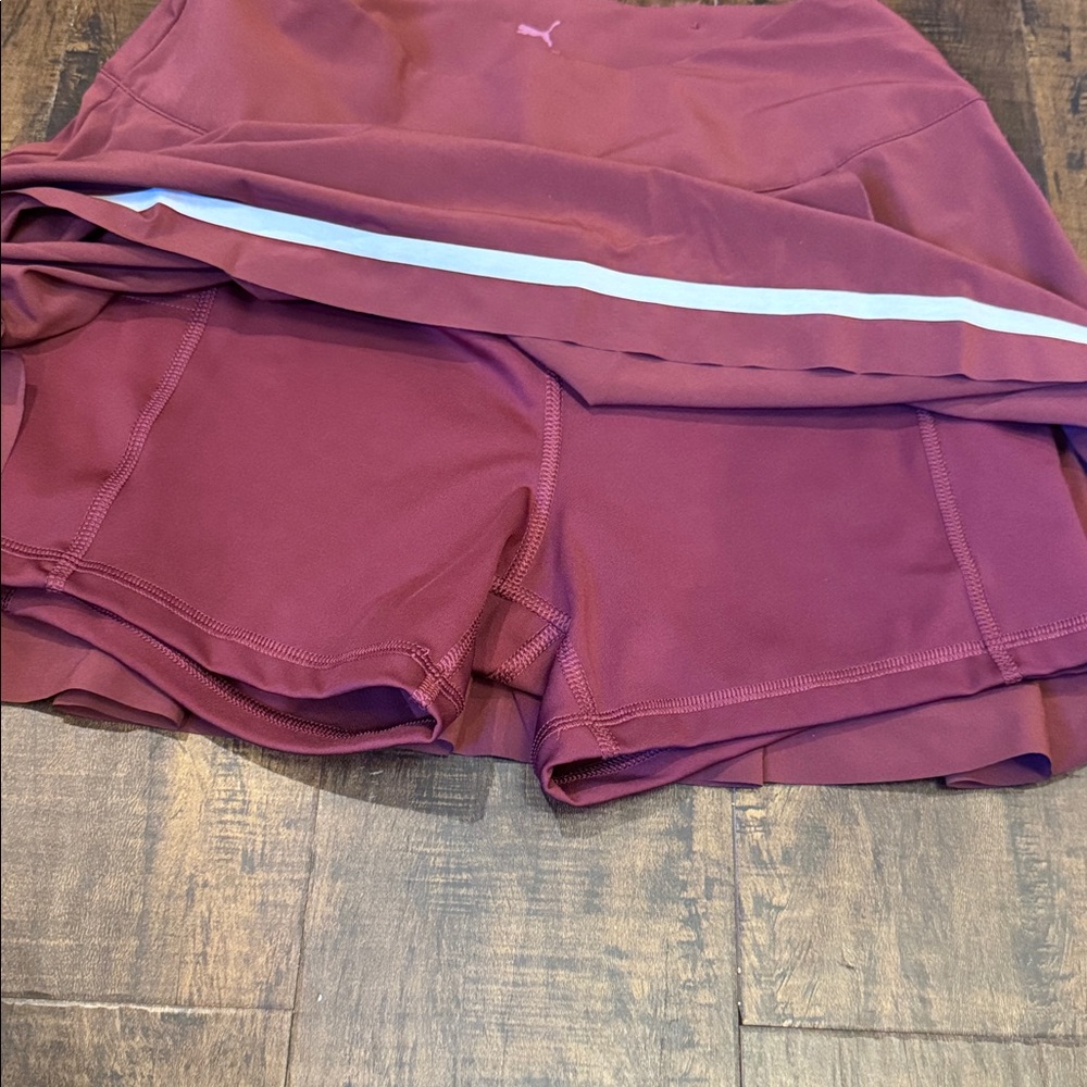 Puma active women’s outfit, small squart and medium tank. Maroon - Picture 5 of 8